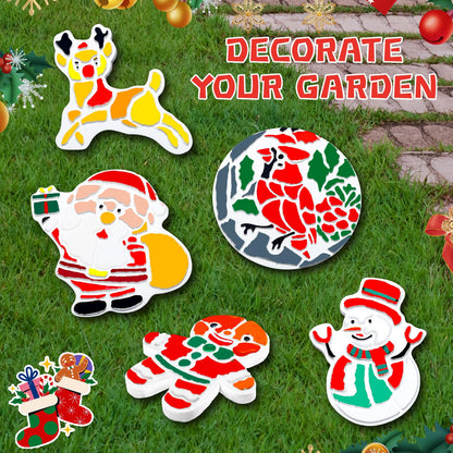 EggSun 8Pcs Stepping Stones Painting Crafts Kit for Kids 4 8 6, DIY Garden Stones Outdoor Paint Your Own Ceramic Unicorn Arts and Crafts for Boys Girls Ages 4 7 9 10 12 Christmas Birthday Gifts