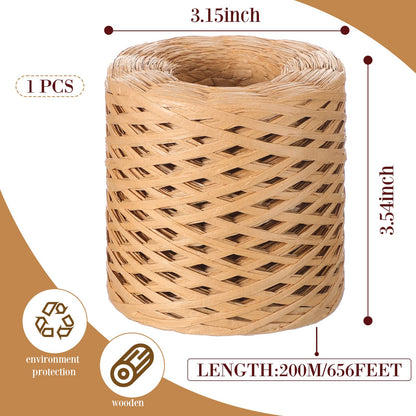 Yoojahow 40" x 15 Feet Gardening Burlap Roll 218 yd Raffia Ribbon 656 ft Natural Jute Twine for Boho Wedding Table Decor Wrapping Packing DIY Gardening Home Table Runner Rural Style Party