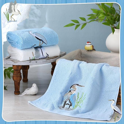 3 Pack Heron Coastal Hand Towels