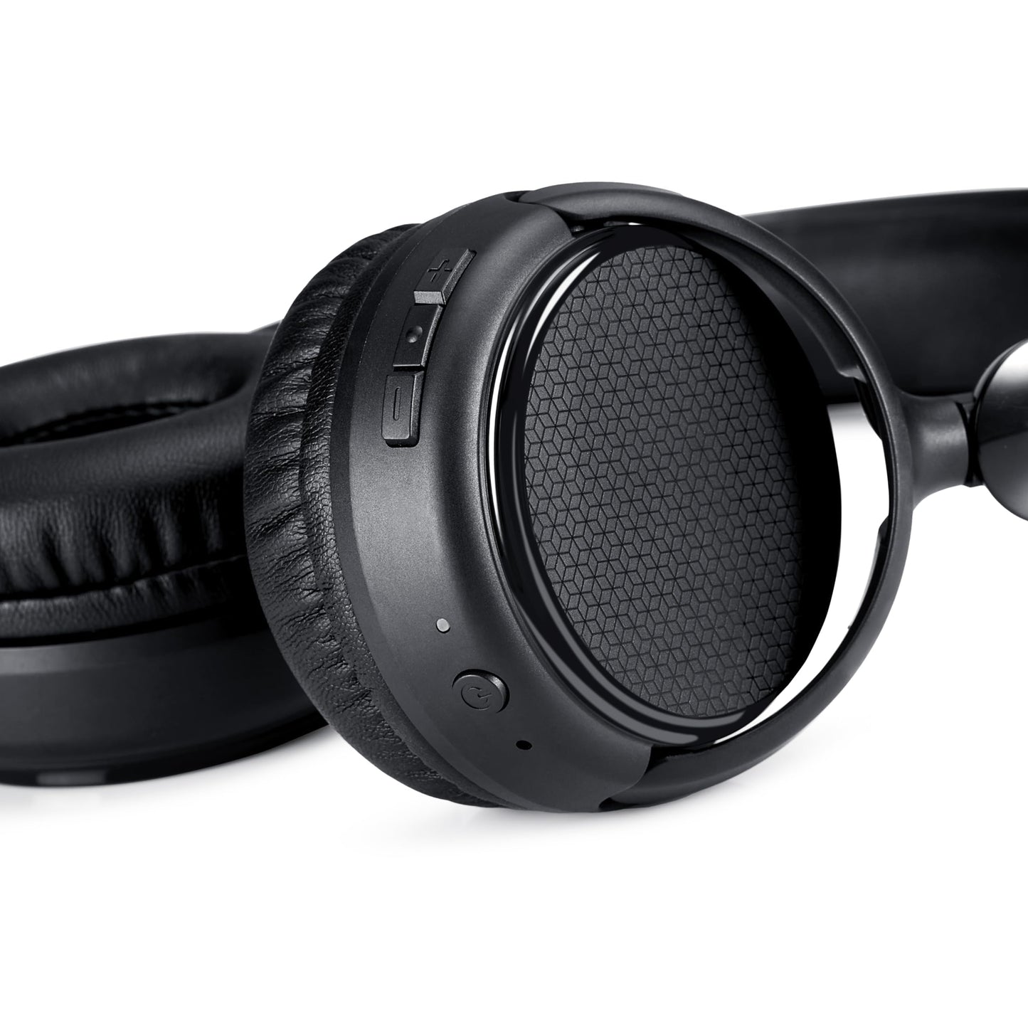 Amazon Basics Bluetooth On-Ear Headphones Wireless with Microphone, Deep Bass, 35 Hour Playtime, Foldable, Collapsible, Portable Travel Friendly, Black