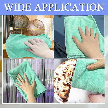 6 Pcs Extra Large Microfiber Cleaning Cloth, Microfiber Towels