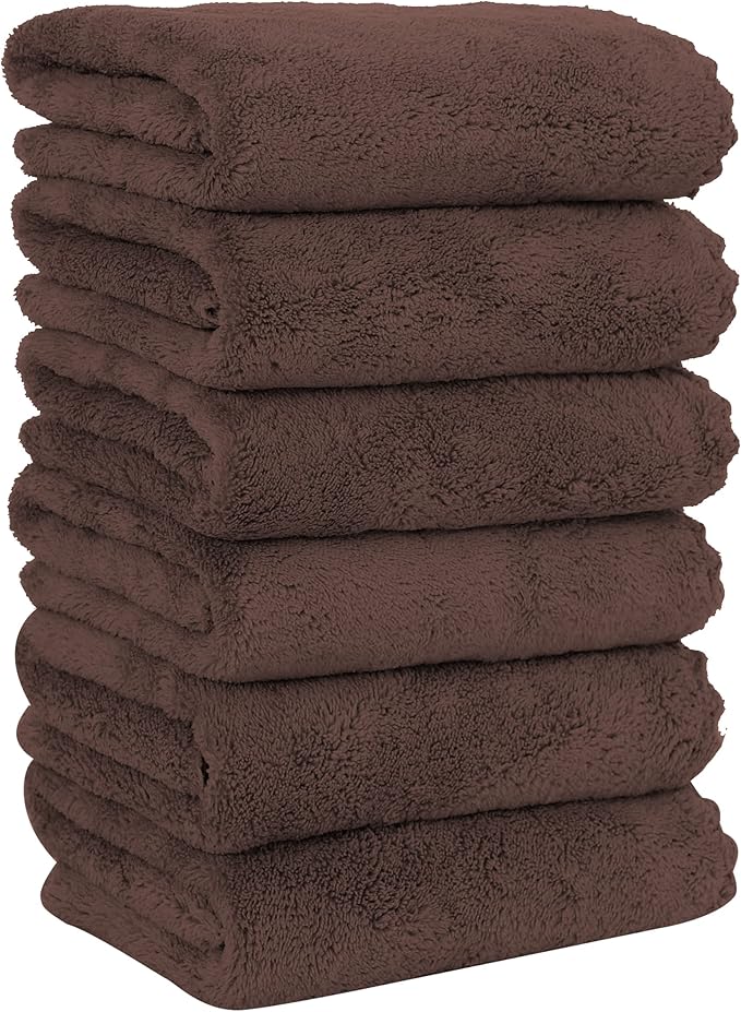 MOONQUEEN 6 Pack Premium Hand Towels