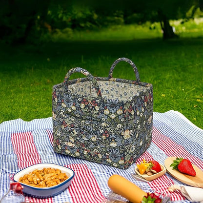 Quilted Fabric Storage Baskets