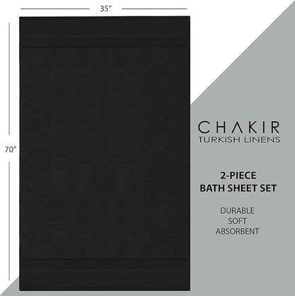 Chakir Turkish Linens, 100% Cotton Premium Quality Turkish Bath Sheets