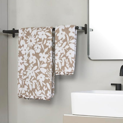 SKL Home Bedford Floral 100% Cotton Premium Bath Towel, 600 GSM, Soft &