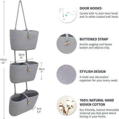 OrganiHaus 3-Tier Hanging Organizer