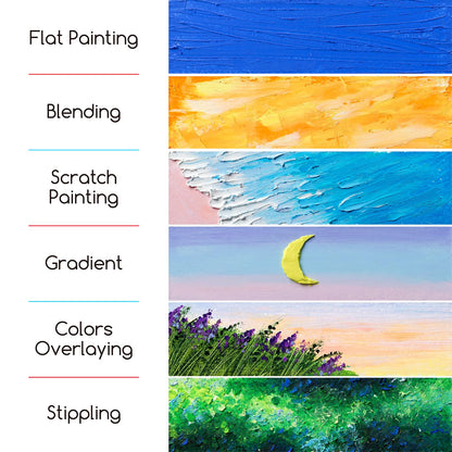 MEEDEN Soft Oil Pastels Set: 72 Vibrant Colors Oil Pastels for Artists Beginners Adults - Smooth Oil Pastel Crayons for Art Supplies, Painting, Drawing, Blending, Layering, Shading
