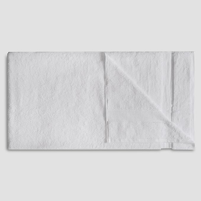 Fabdreams 100% Organic Cotton Bath Sheet Set of 2 700 GSM Oversized Towels