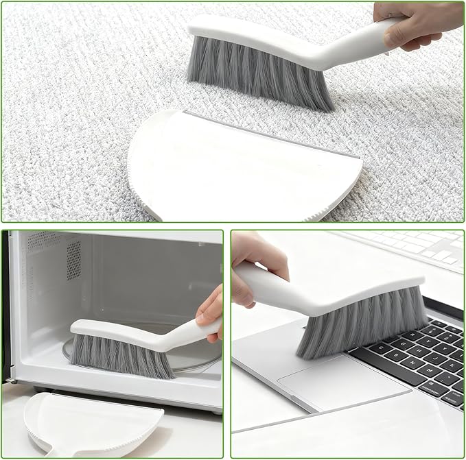 Mini Broom and Dustpan Set, Hand Broom