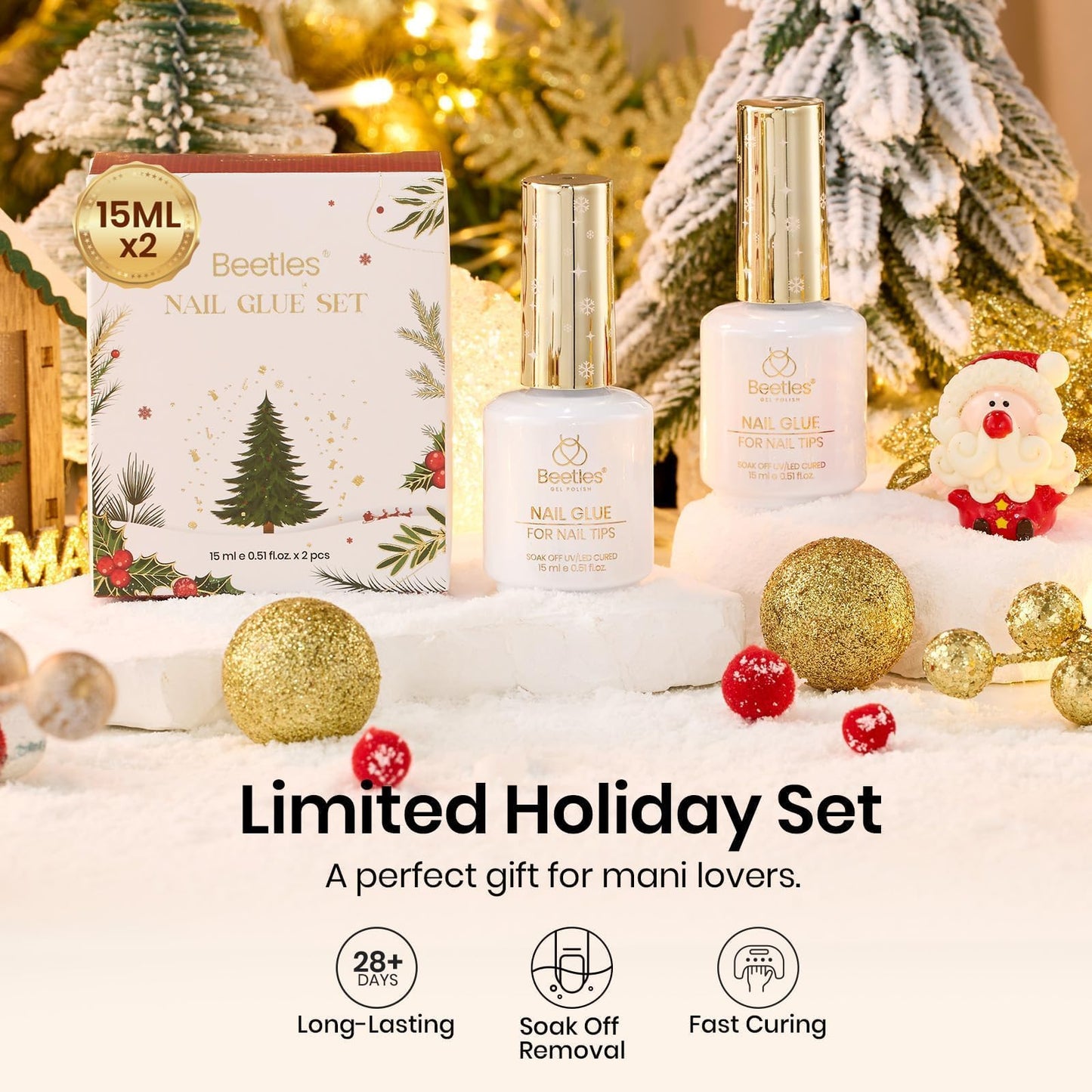 Beetles Gel Nail Kit Short Almond with Nail Dehydrator and Primer, 576Pcs Half Matte Etch-X Gel Nail Tips Solid Nail Glue Mini Nail Lamp Acrylic Nail Tips Easy DIY Nail Extension Set Gift for Women