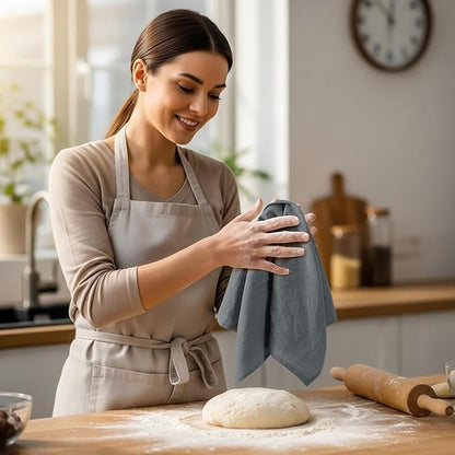 Utopia Kitchen Light Grey Flour Sack Towels 100% Cotton Tea Towels