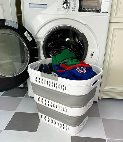 SAMMART 38L Collapsible Laundry Basket