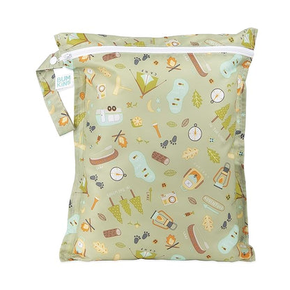 Bumkins Waterproof Wet Bag for Baby, Swim Suit, Cloth Diapers, Pump Parts