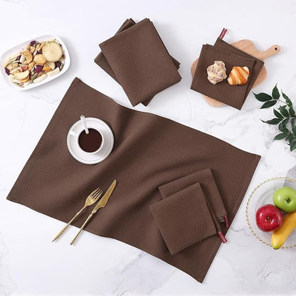 Homaxy 100% Cotton Waffle Weave Dish Cloths