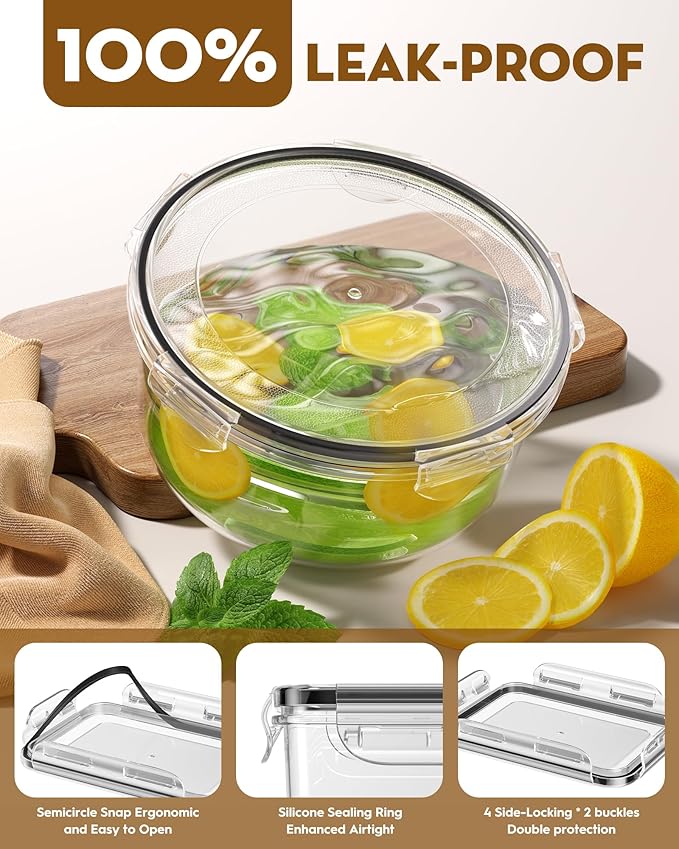 40 PCS Food Storage Containers