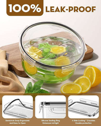 40 PCS Food Storage Containers