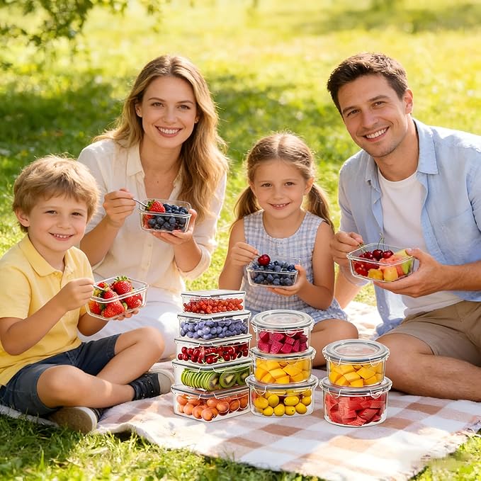 52 Pcs Food Storage Containers