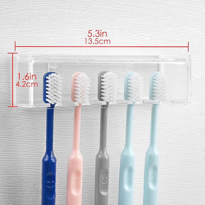 5 Slots Wall Mount Toothbrush Holder