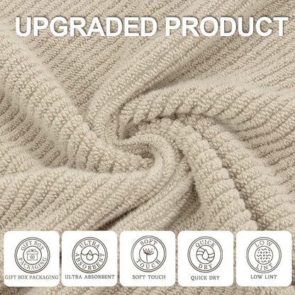 VOOVA & MOVAS Beige Towels for Bathroom