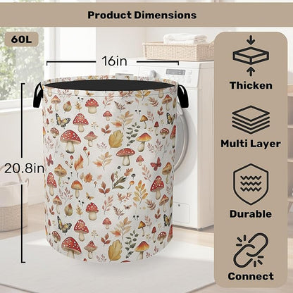 Cute Mushroom Laundry Hamper