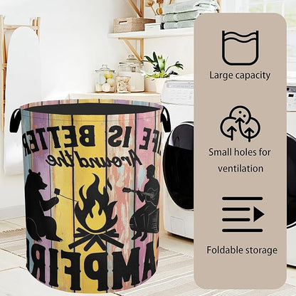 Camping Foldable Laundry Hamper