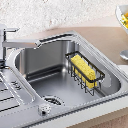 Sponge Holder for Kitchen Sink Suction, Stainless Steel Sponge Holder for