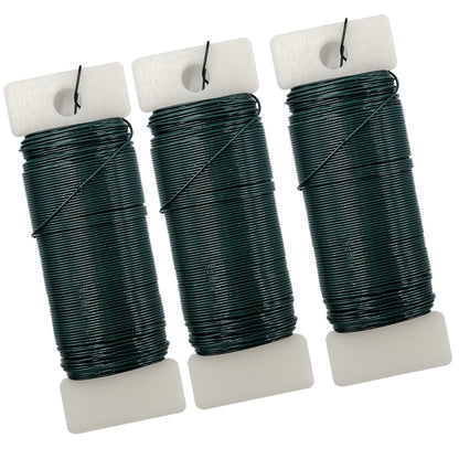 26 Gauge Green Metal Floral Wire115 Yards/105 metersfor Christmas Wreaths,Tree Decoration,Flower Arrangement,Craft Wire,Flower Wire,Garden Wires,Flowers Bouquet Accessories,Jewelry Wires DIY