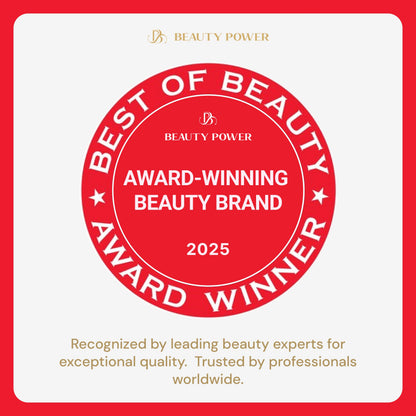 Beauty Power Tweezers for Women Facial Hair: Ultra Precision Tweezers for Women & Men, Sharp Slant Tweezer for Eyebrows, Ingrown Hair Removal. Professional Plucker + Case, German Stainless Steel Gold
