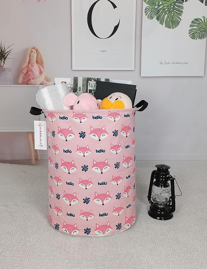 QUEENLALA Large Storage Basket, Laundry Hamper/Bathroom/Home Decor/Collapsible