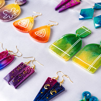 LET'S RESIN Resin Earring Mold, 171 Pcs Resin Jewelry Molds Making Kit with 11 Pack Variety Shape Silicone Molds, Earring Molds for Epoxy Pendant, Earrings, Necklace, Keychains