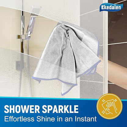 Microfiber Cleaning Cloth Polishing Glass Cleaner Absorbent Kitchen Towel Quick