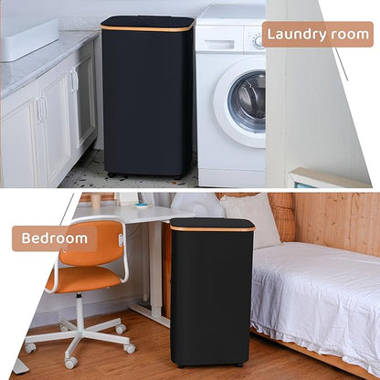 Laundry Basket with Wheels, 100L Hampers