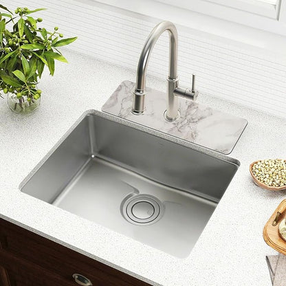 Kitchen Sink Splash Guard 2 PCS 14.7 Inch Sink Faucet Mat Splash Guard
