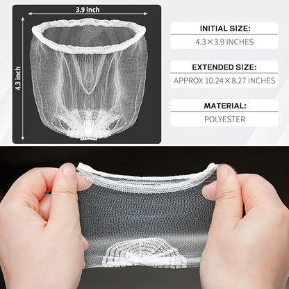 600 PCS Disposable Mesh Sink Strainer Bags Kitchen Sink Strainer Mesh Bags Anti