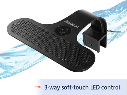 Aqueon Clip-On LED Aquarium Fish Tank Light for Planted Growing Plants for Up To 20 Gallon Aquariums