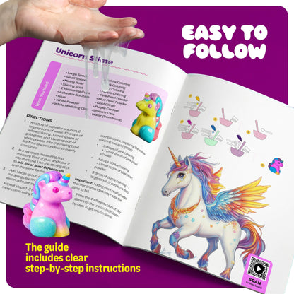 Slime Kit for Girls Ages 8-12 - All-in-One DIY Slime Making Kit, Galaxy Unicorn Glow-in-the-Dark Slime Set, Birthday Gift for Tween Girls 8 9 10 11 12