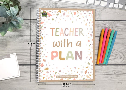 Teacher Created Resources Terrazzo Tones Teacher Planner (TCR7230)