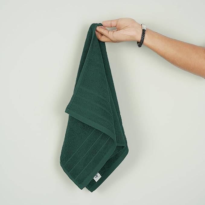 Tens Towels Pack of 6 Hand Towels, 100% Cotton, Lighter Weight, Quick to Dry