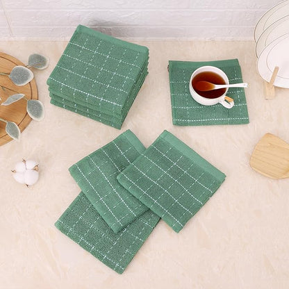 Mordimy 100% Cotton Terry Cloth Kitchen Towels, Super Soft and Absorbent Dish