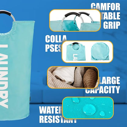 Caroeas 90L Laundry Basket, Waterproof Laundry Hamper, Laundry Bag