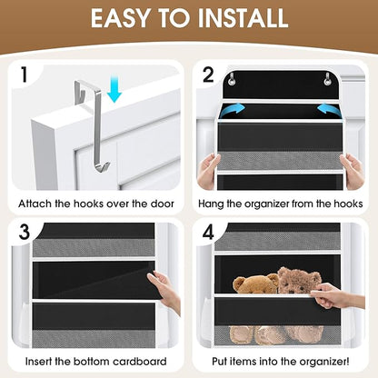 1 Pack Over The Door Organizer, Hanging Storage Organizer