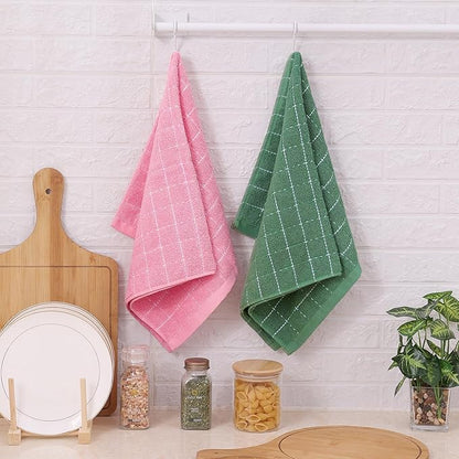 Mordimy 100% Cotton Terry Cloth Kitchen Towels, Super Soft and Absorbent Dish