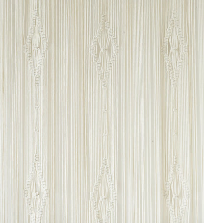 IOWER Macrame Curtain Long Cotton Window Panel Boho Curtains for Bedroom Wedding Backdrop Room Divider Doorway Closet Apartment 35''W x 70''L