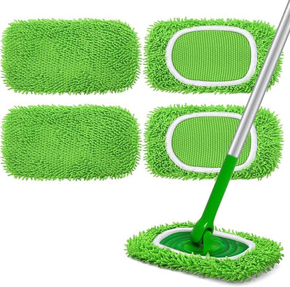 Reusable Microfiber Mop Pads Compatible