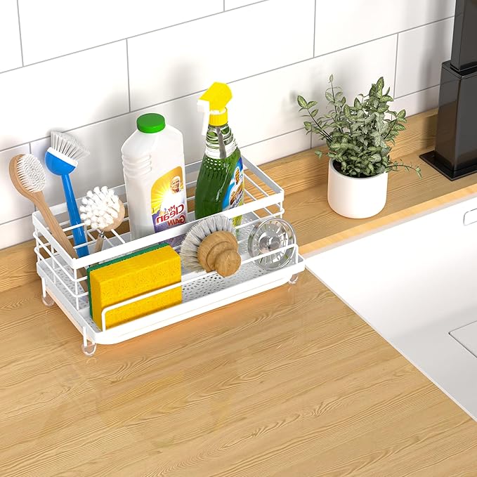Cisily Sink Caddy Organizer, Kitchen Sink Accessories