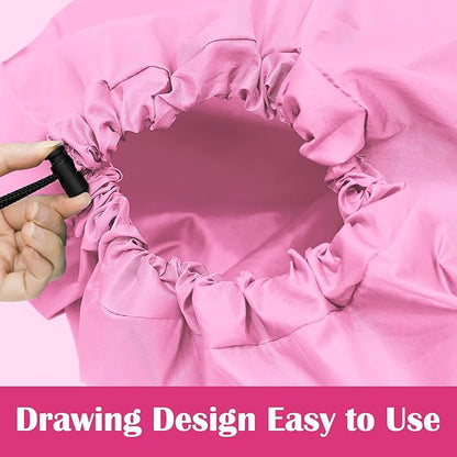 2 Pack XL Travel Laundry Bag, Machine Washable Dirty Clothes Organizer
