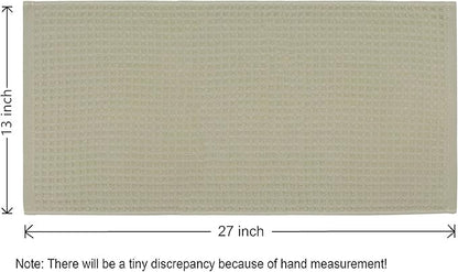 Mia's Dream Premium Cotton Waffle Bathroom Towel Set, 3 Pack Quick Drying