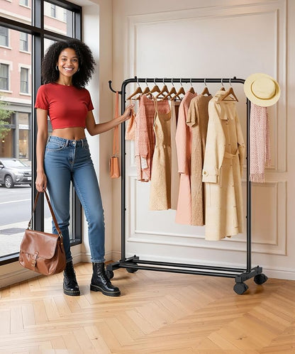 Homde Rolling Clothes Rack