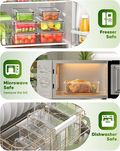 70 PCS Food Storage Containers