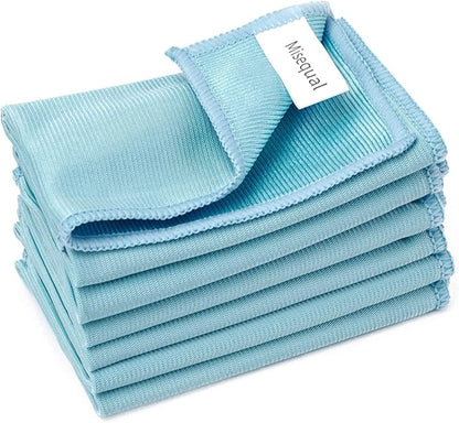 6 Pack Glass Cleaning Cloth Microfiber Cleaning Cloth